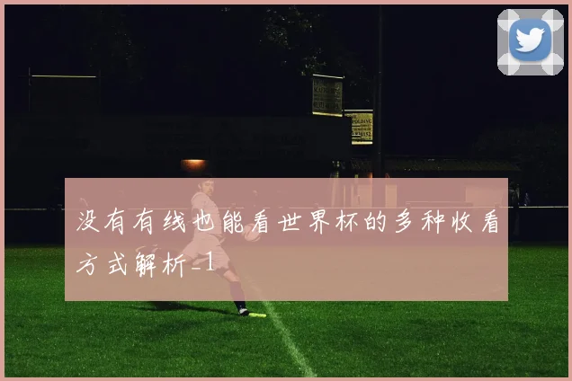 没有有线也能看世界杯的多种收看方式解析_1